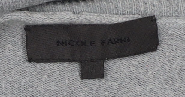 Nicole Farhi Men's Green Pullover Jumper M - Cotton & Cashmere