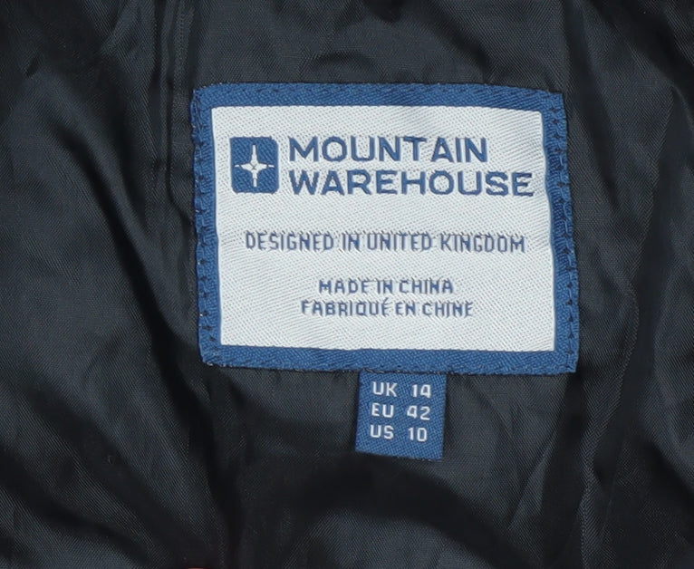 Womens UK Size 14 Mountain Warehouse Grey Puffer Jacket