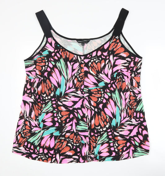Womens UK Size 24 Capsule Multicoloured Tunic Tank
