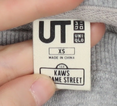 Uniqlo Women’s Grey XS Crew Neck Pullover Sweatshirt
