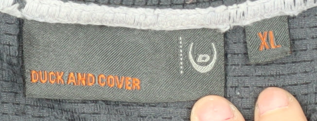 Mens UK Size XL Duck and Cover Grey Pullover Sweatshirt