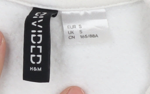 H&M Women's White NASA Graphic Sweatshirt - Size S