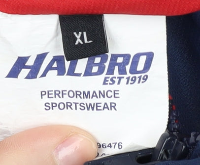 Mens UK Size XL Halbro Blue Windbreaker Coat