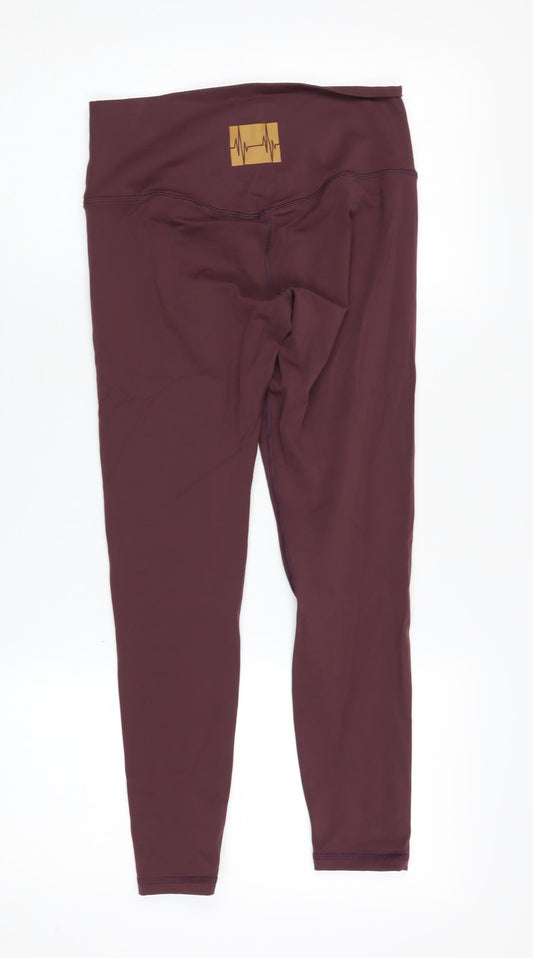 Borderline Athletics Women's Brown Leggings Size 8