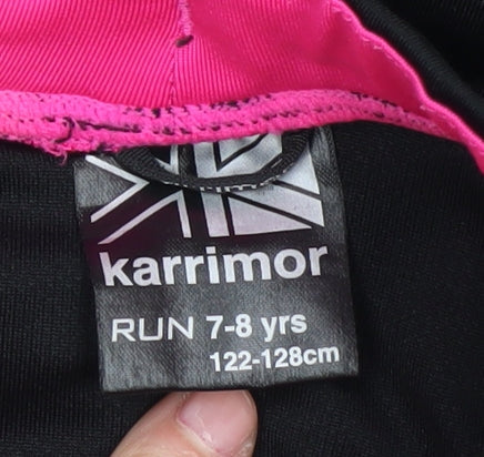 Karrimor Girls Slim Fit Jogger Trousers Black 7 Years