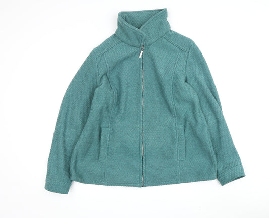 Womens UK Size 16 Classic Green Basic Jacket
