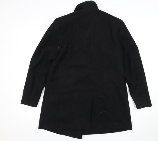 Mens UK Size S H&M Black Overcoat