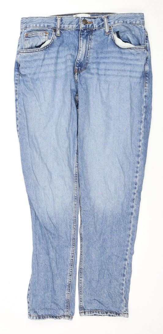Mens UK Size 32 ASOS DESIGN Straight Blue Jeans