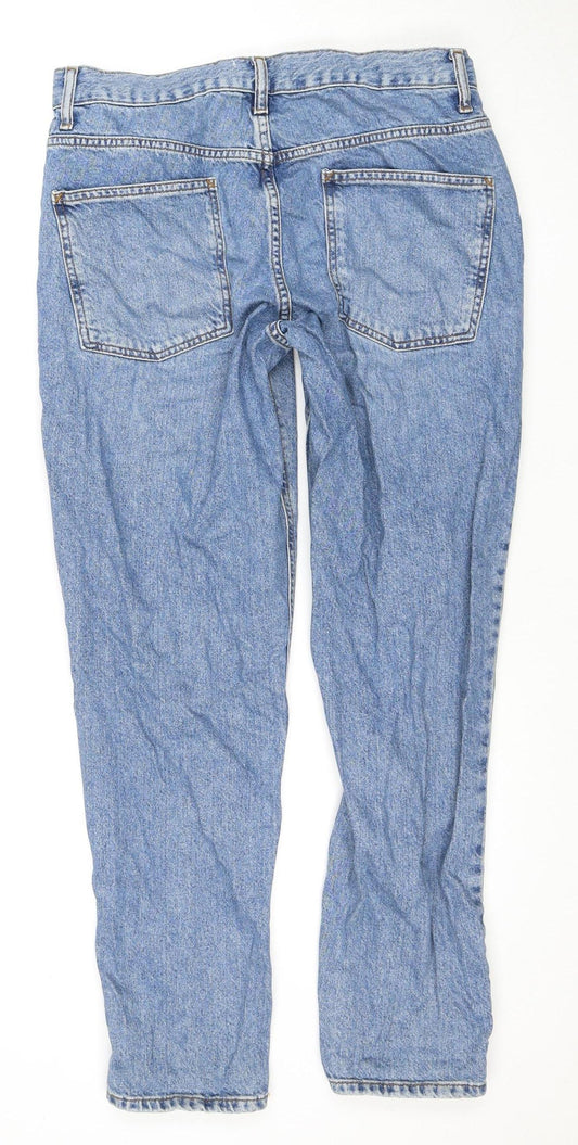 ASOS DESIGN Men's Blue Straight Jeans 32 Reg