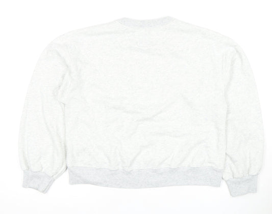 Abercrombie & Fitch Women's White Pullover Sweatshirt S