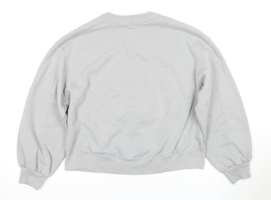 Abercrombie & Fitch Women's Grey Pullover Sweatshirt S