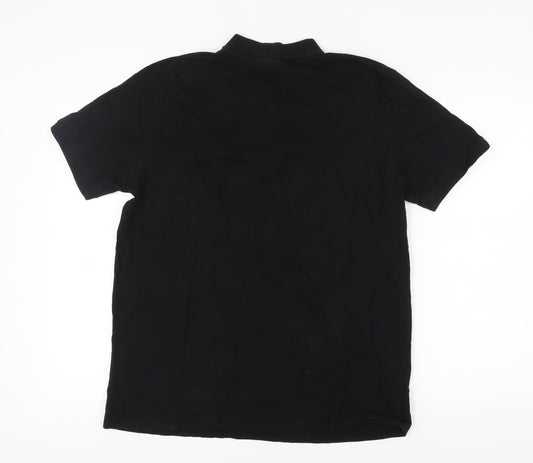 McKenzie Men's Black Polo Shirt XL Casual Solid