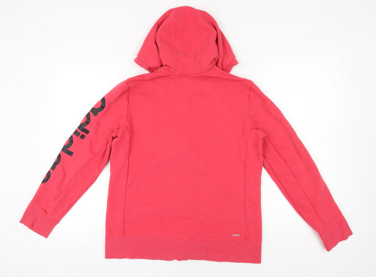 Adidas Women's Pink XL Full Zip Hoodie
