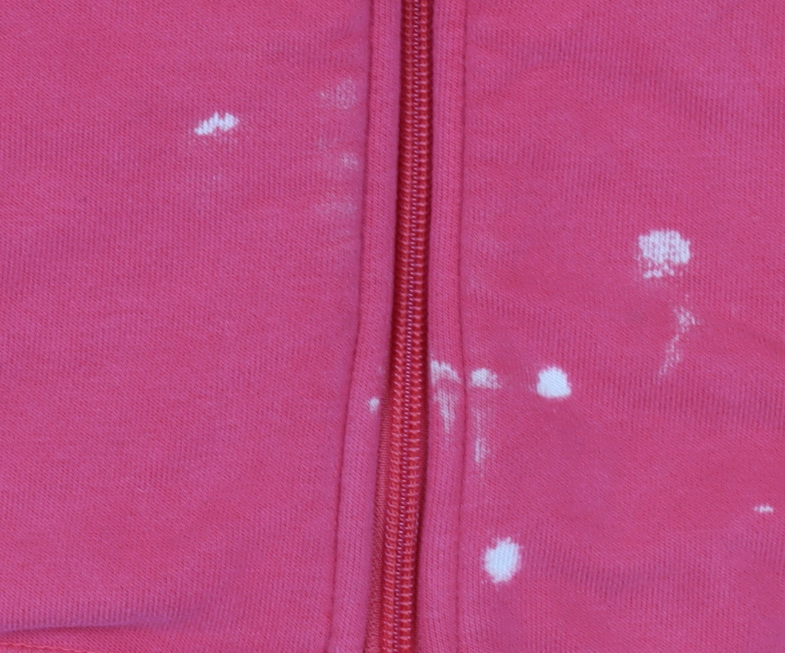 Adidas Women's Pink XL Full Zip Hoodie