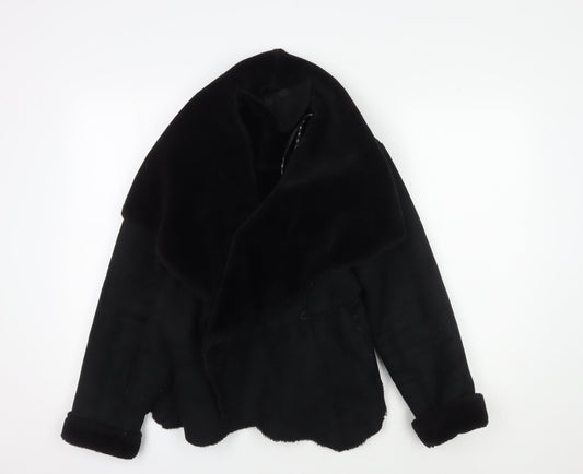 Additional front view of Stylish Women's Black Jacket UK 10