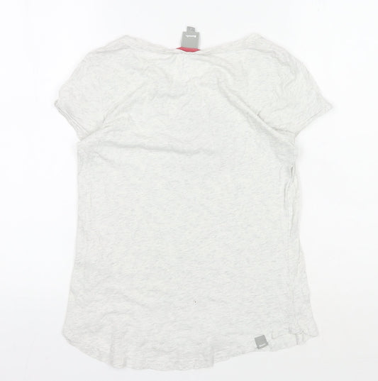 Womens UK Size S Bench White Basic T-Shirt