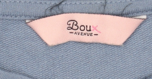 Womens UK Size 6 Boux Avenue Blue Cropped T-Shirt