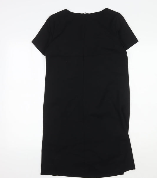 Next Women Black Knee Length Sheath Dress Size 6