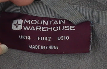 Unisex Adults UK Size 14 Plus Mountain Warehouse Blue Hooded