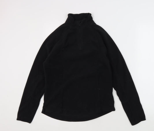 Additional front view of Decathlon Black Fleece Pullover Sweatshirt, unisex s