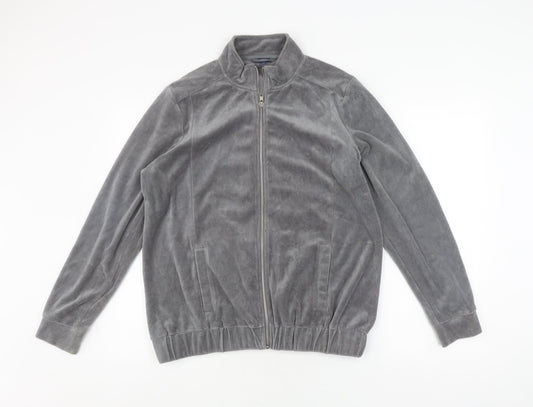 Womens UK Size 14 Cotton Traders Grey Basic Jacket