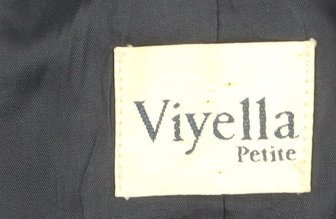 Womens UK Size 12 Viyella Petites Black Suit Jacket