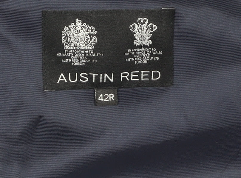 Austin Reed Men's Black Blazer, 42R, Wool Blend Formal Jacket