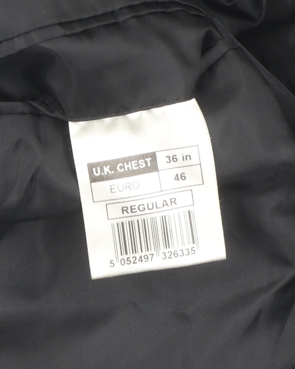Mens UK Size 36 Unknown Regular Black Suit Jacket