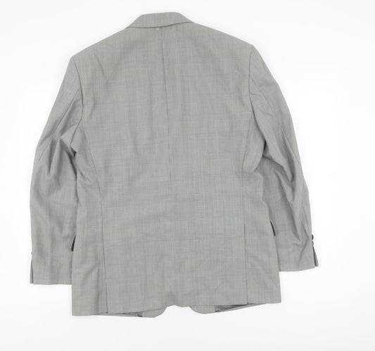 Mens UK Size 38 Marks and Spencer Regular Green Suit Jacket