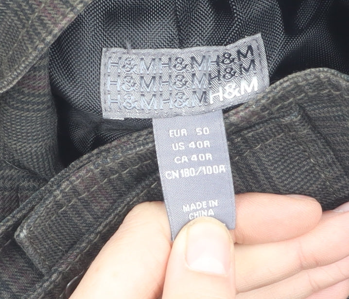 Mens UK Size 40 H&M Black Basic Jacket