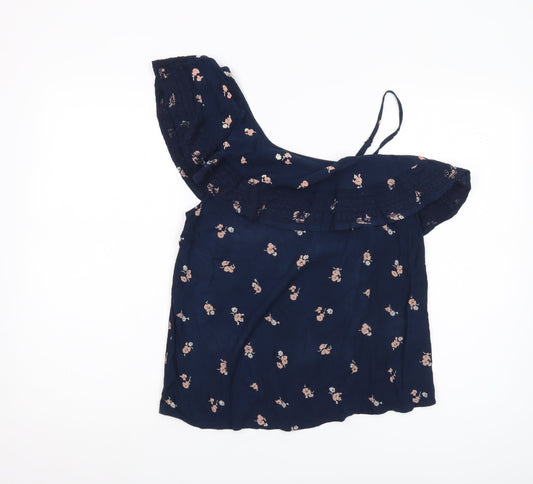 Womens UK Size S Abercrombie & Fitch Blue Camisole Blouse