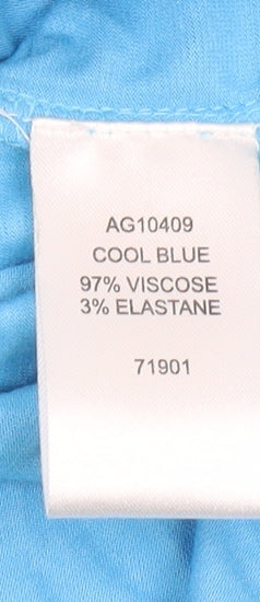 Cotton Traders Women's Blue Knee Length Dress Size 14