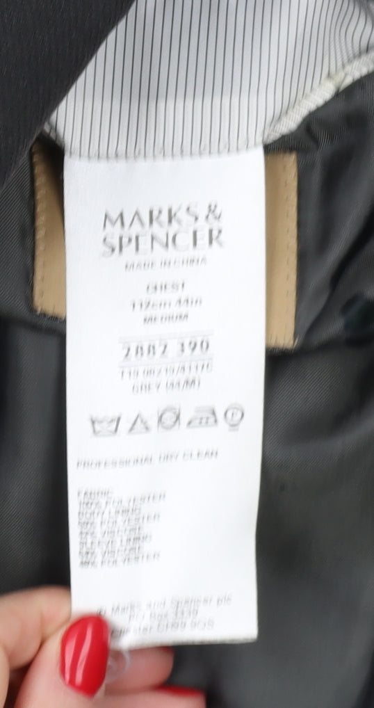 Mens UK Size 44 Marks and Spencer Regular Grey Suit Jacket
