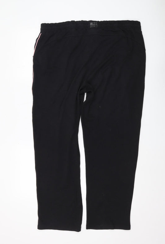 Lonsdale Women's Black Jogger Trousers Size 22