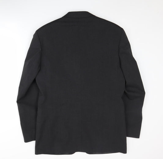 Mens UK Size 38 Burton Regular Black Suit Jacket
