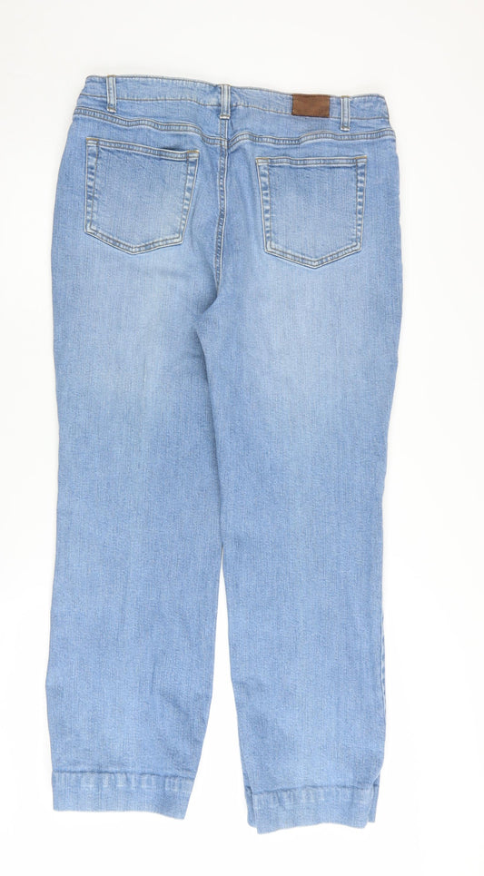Lands' End Women's Blue Bootcut Jeans Size 16