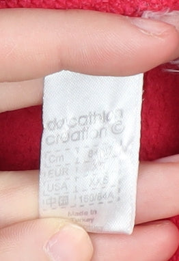 Quechua Women's Red M Fleece Pullover Sweatshirt