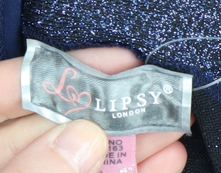 Lipsy Women's Blue Jumpsuit, Size 12, Party Style