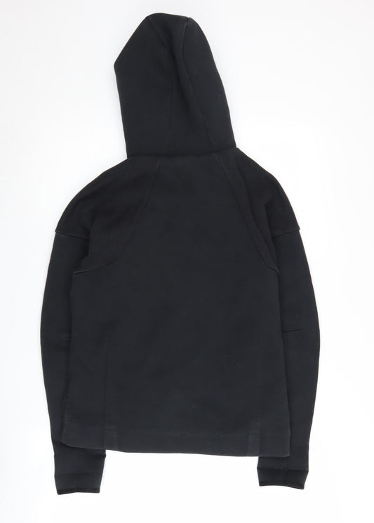Adidas Black Full Zip Hoodie, Unisex M, Gym Wear