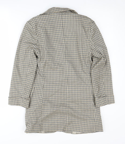 New Look Women's Multicoloured Check Blazer, Size 4
