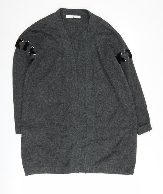 Womens UK Size 8 V by Very Grey Cardigan Jumper