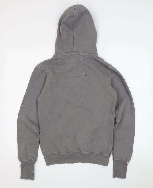 Superdry Women's Grey Pullover Hoodie, Size S, Casual