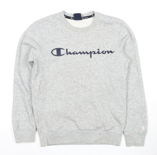 Womens UK Size XS Champion Grey Pullover Sweatshirt