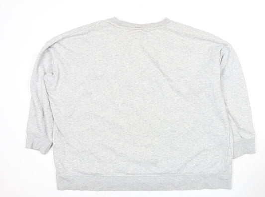 H&M Grey Unisex Sweatshirt Size 12 - Casual Pullover
