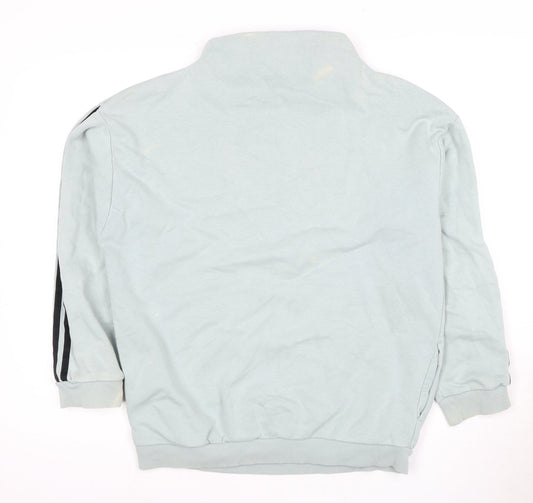 Adidas Unisex Blue Medium Pullover Sweatshirt