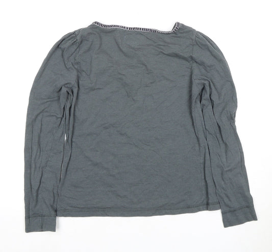 Womens UK Size S Ness Grey Basic T-Shirt