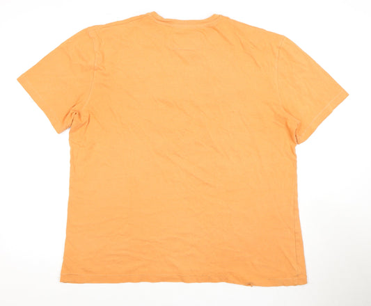 Next Men’s Orange College Graphic T-Shirt XL