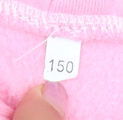Taylor Swift Girls Pink Pullover Hoodie, 11-12 years, Music Theme