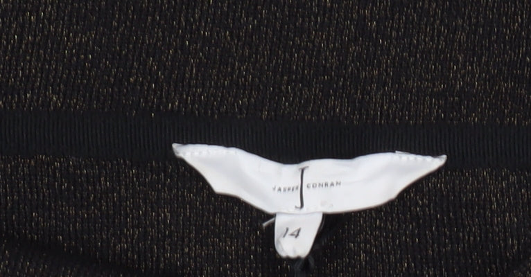 Jasper Conran Women's Black Off Shoulder Blouse Size 14