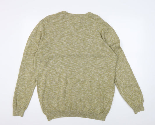 Jasper Conran Men's Green Pullover Jumper, Size L